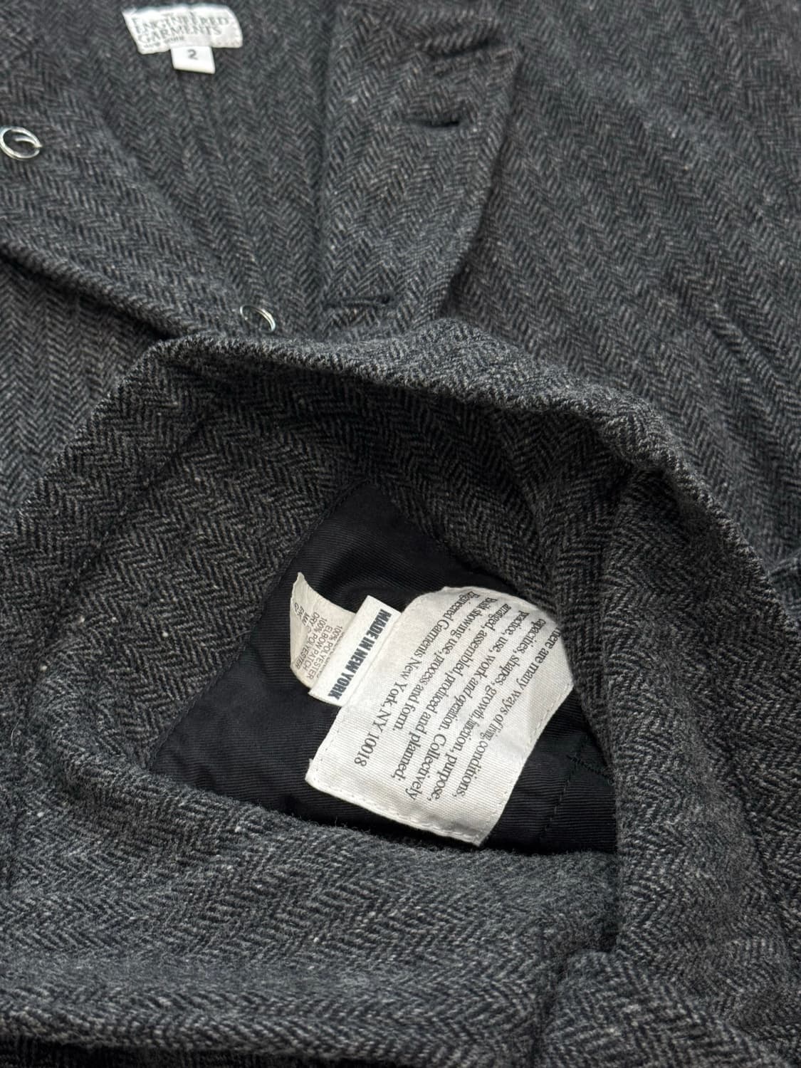 엔지니어드 가먼츠 해링본 울 자켓 상품이미지9