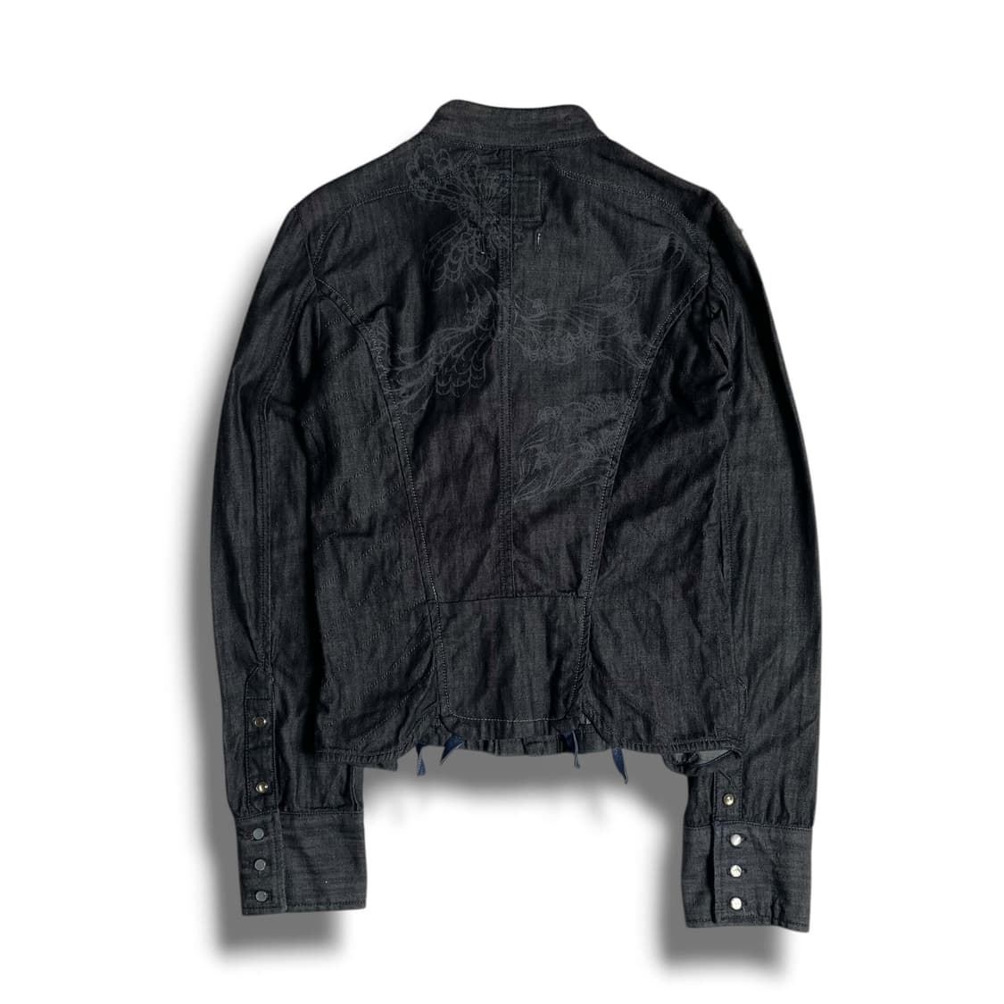Diesel 플라워 프린팅 스티치 데님 자켓 상품이미지6