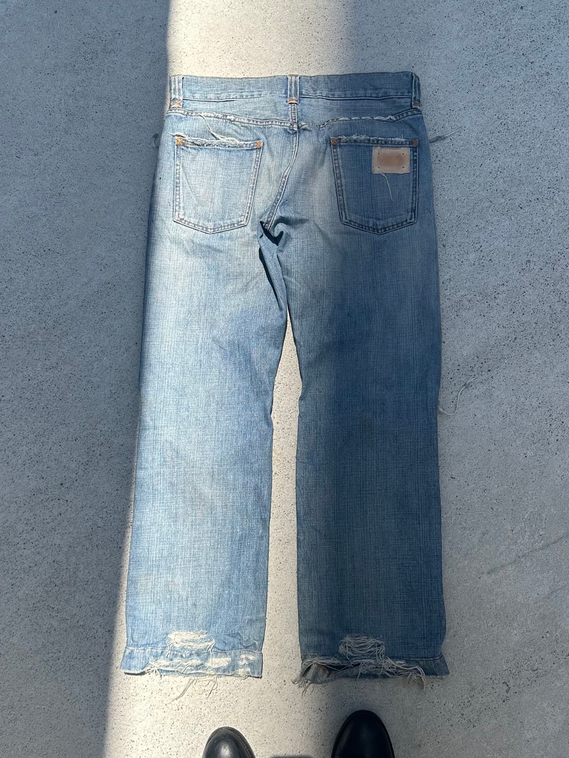 00’s Dolce & Gabbana crack knee denim 상품이미지8