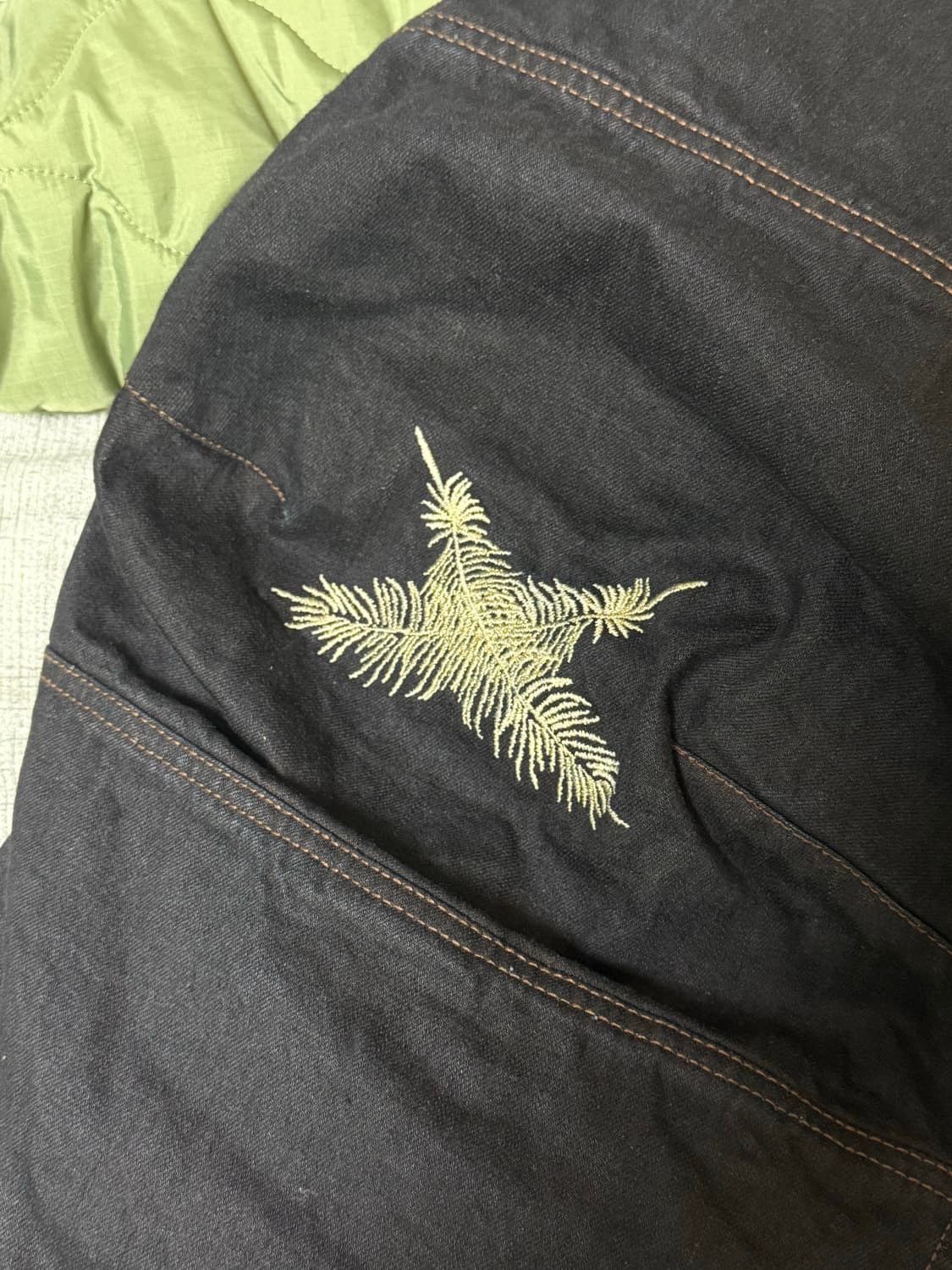 아오이로 오오키 생지 데님팬츠 1사이즈 1회착 상품이미지6