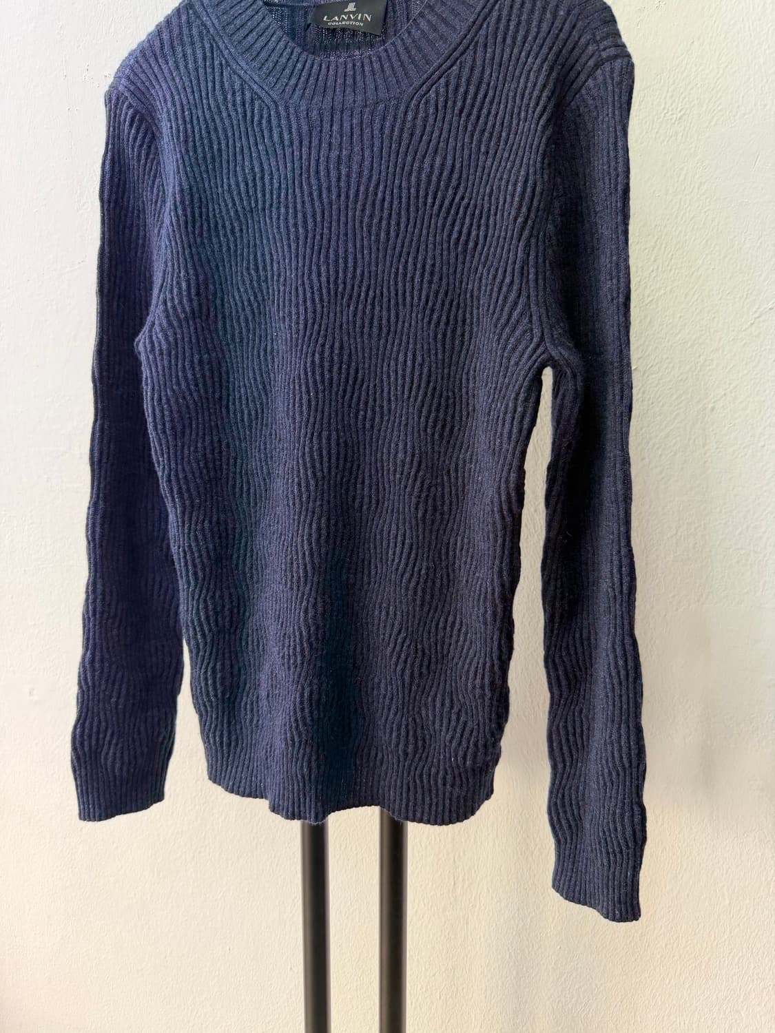 정품) LANVIN 랑방 한섬 넥라인 22ss 니트 90 상품이미지3