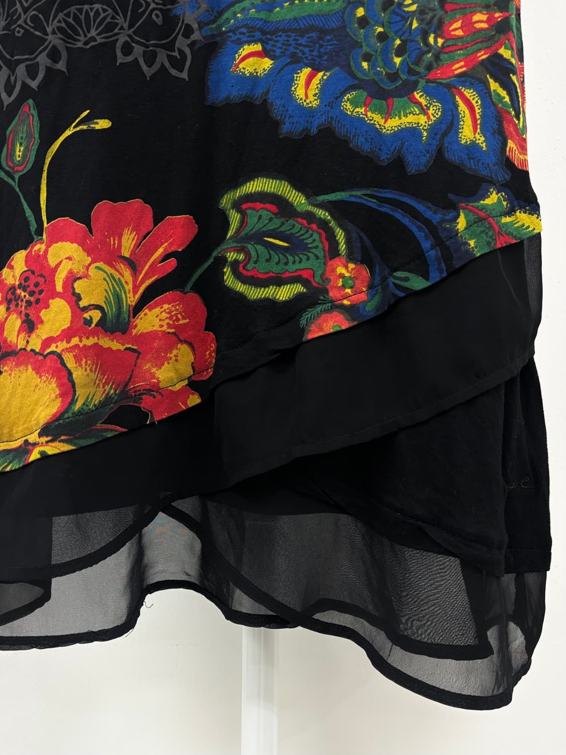 빈티지 데시구알 오리엔탈 블랙 슬리브리스 상품이미지7