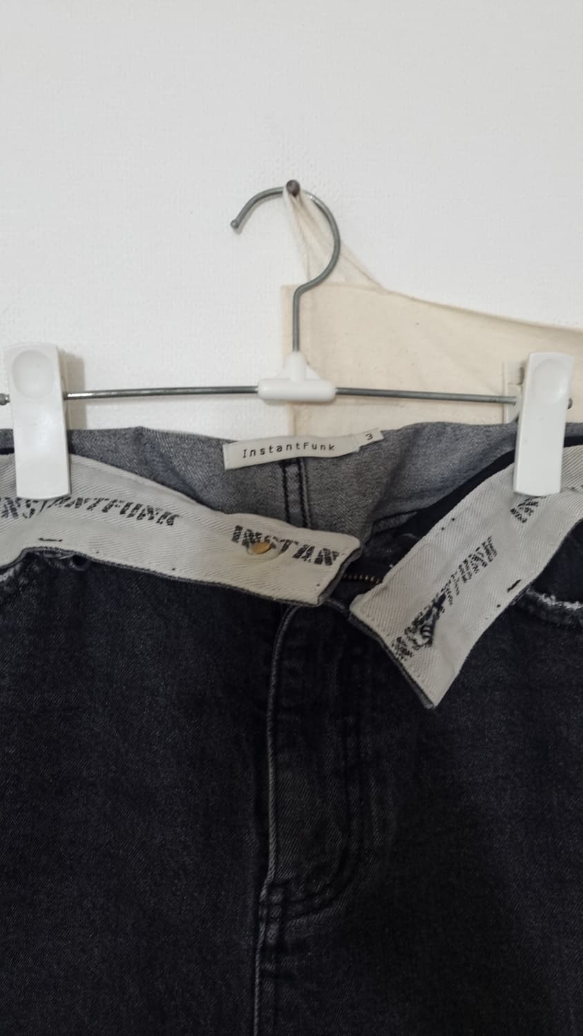 인스턴트펑크 아웃웨이스트 와이드 데님 팬츠 상품이미지10