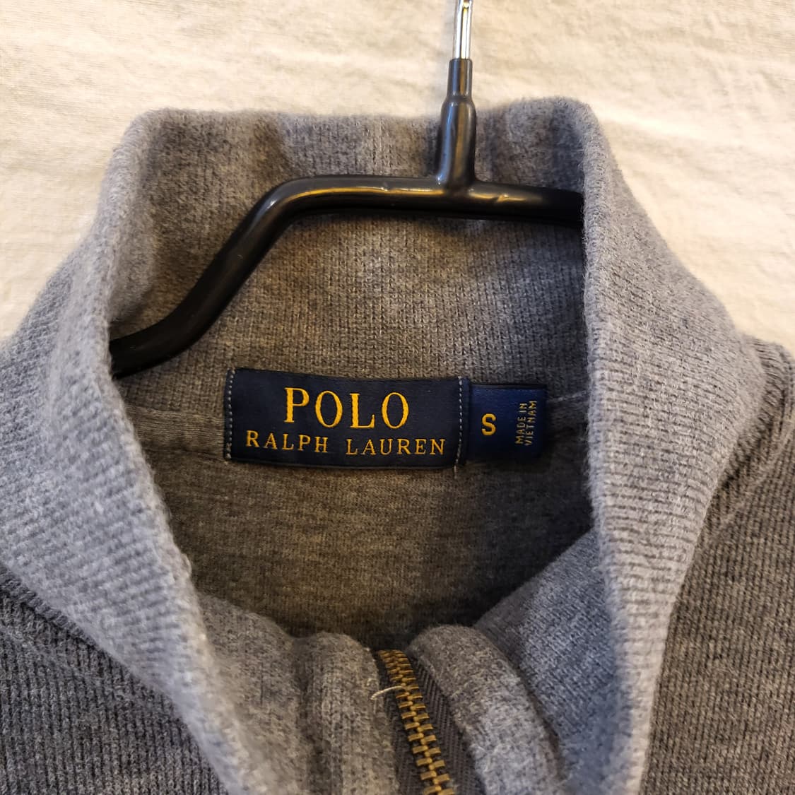 폴로 랄프로렌 하프집업 맨투맨 티셔츠 그레이 상품이미지3