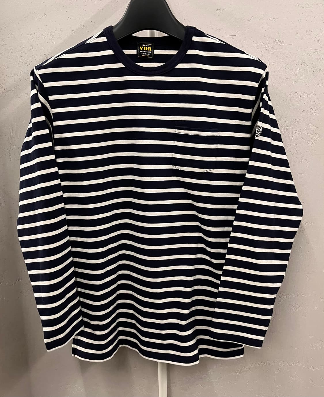 비디알 VDR 스트라이프 긴팔 티셔츠 M 상품이미지1