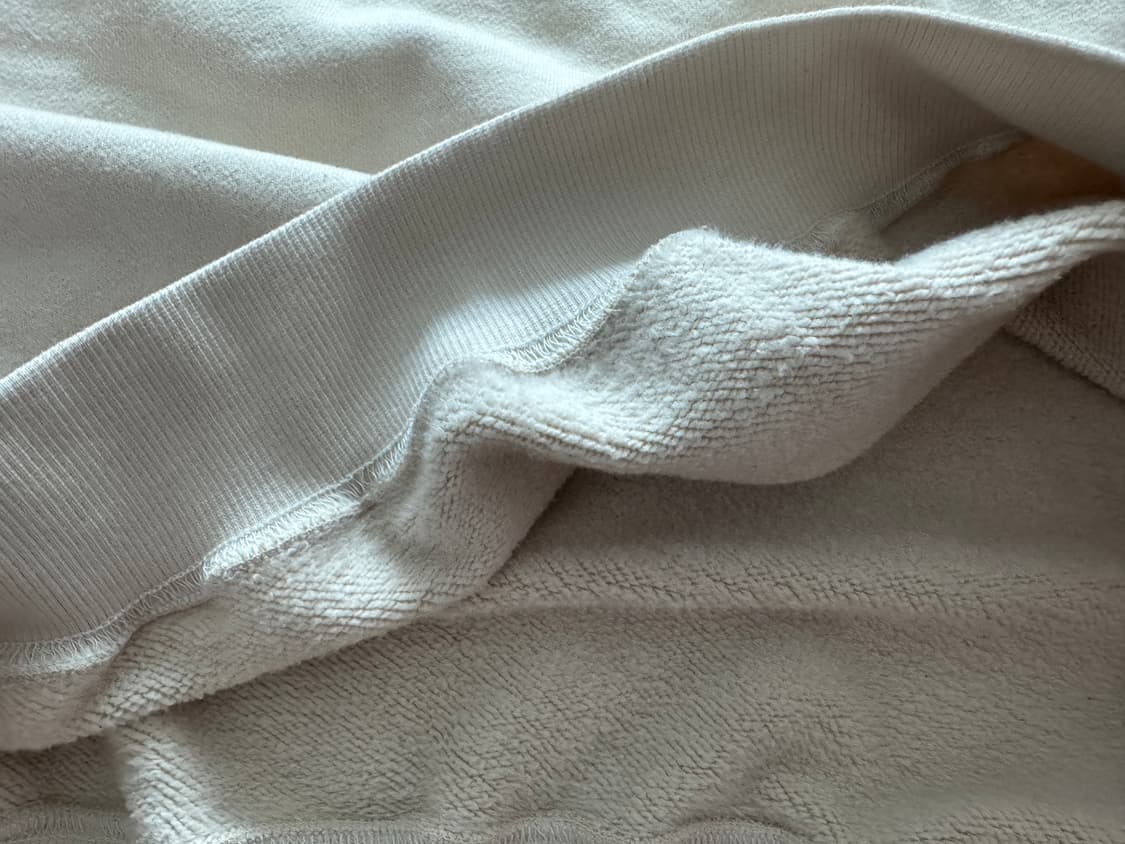 카키스 스탁 크루넥 스웻셔츠 에크루 상품이미지5