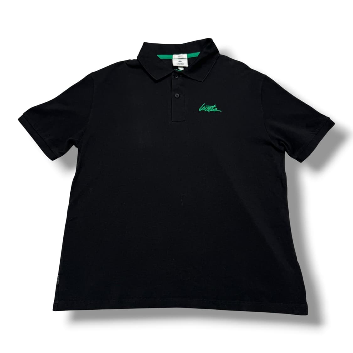 ‼️ Lacoste L 레터링 블랙 카라반팔티 ‼️ 상품이미지1