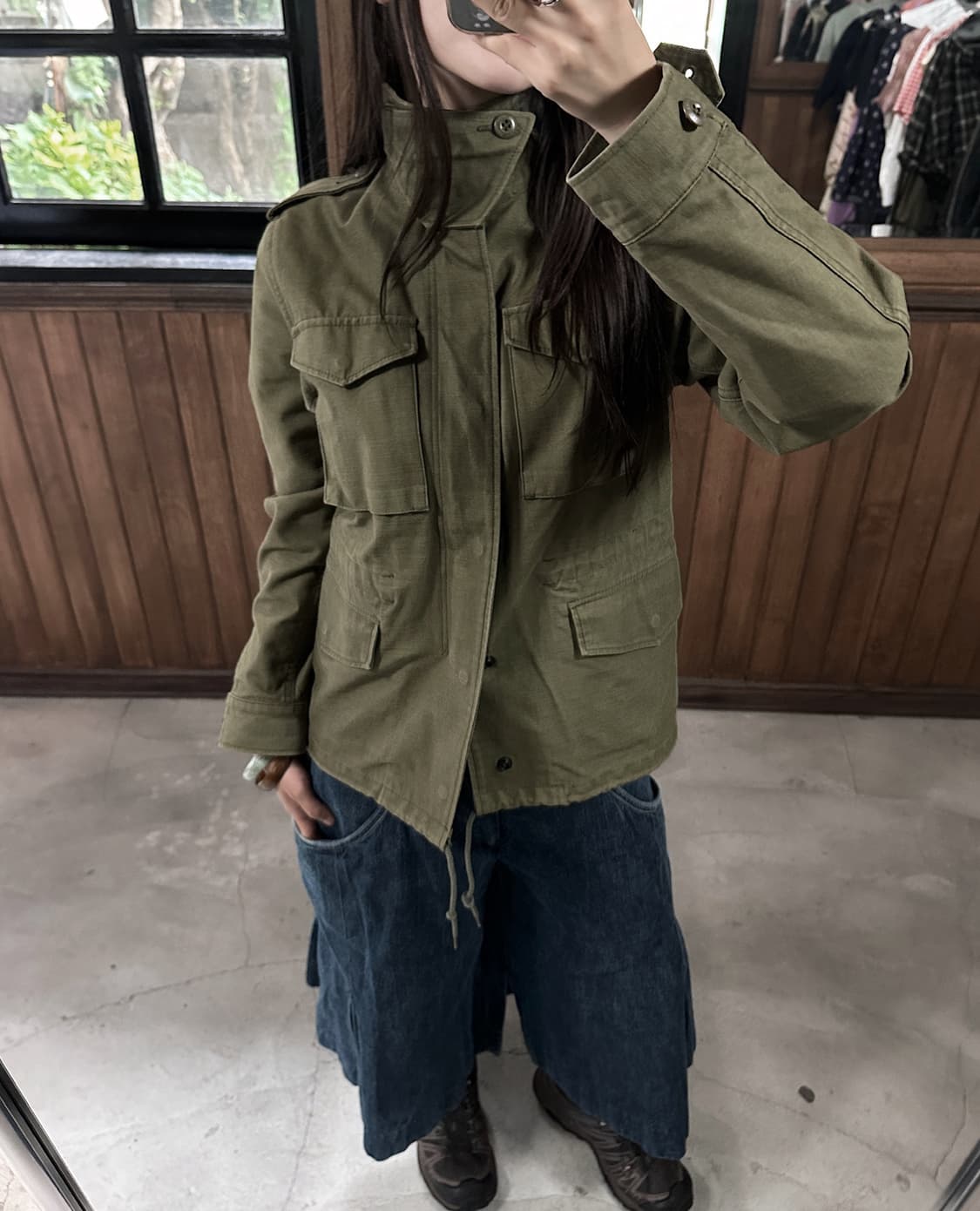 HYKE military field jacket 상품이미지1