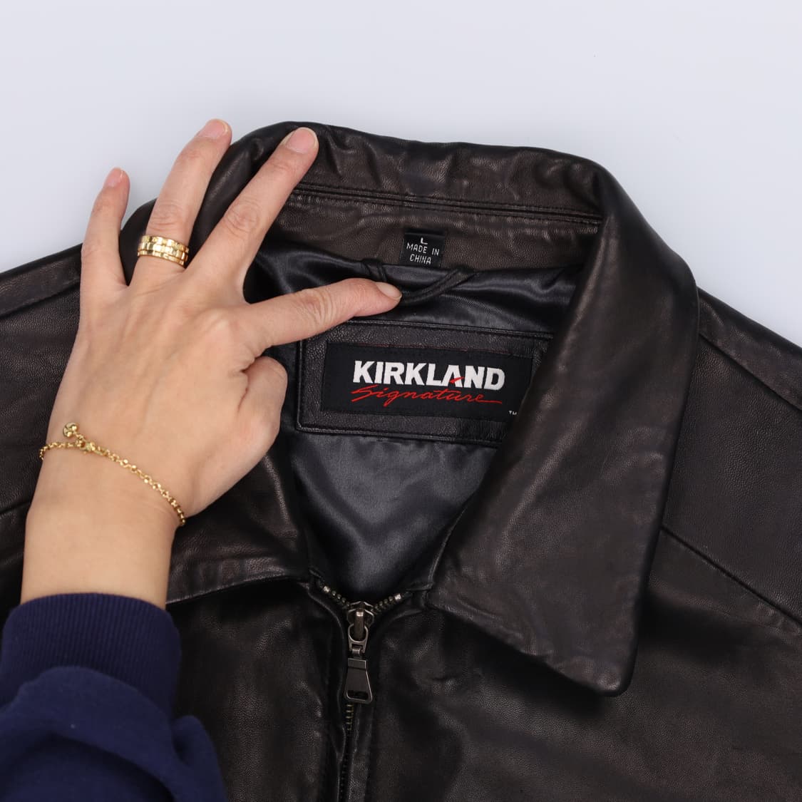 L 커클랜드 양가죽 레더 자켓 0309H1 상품이미지3