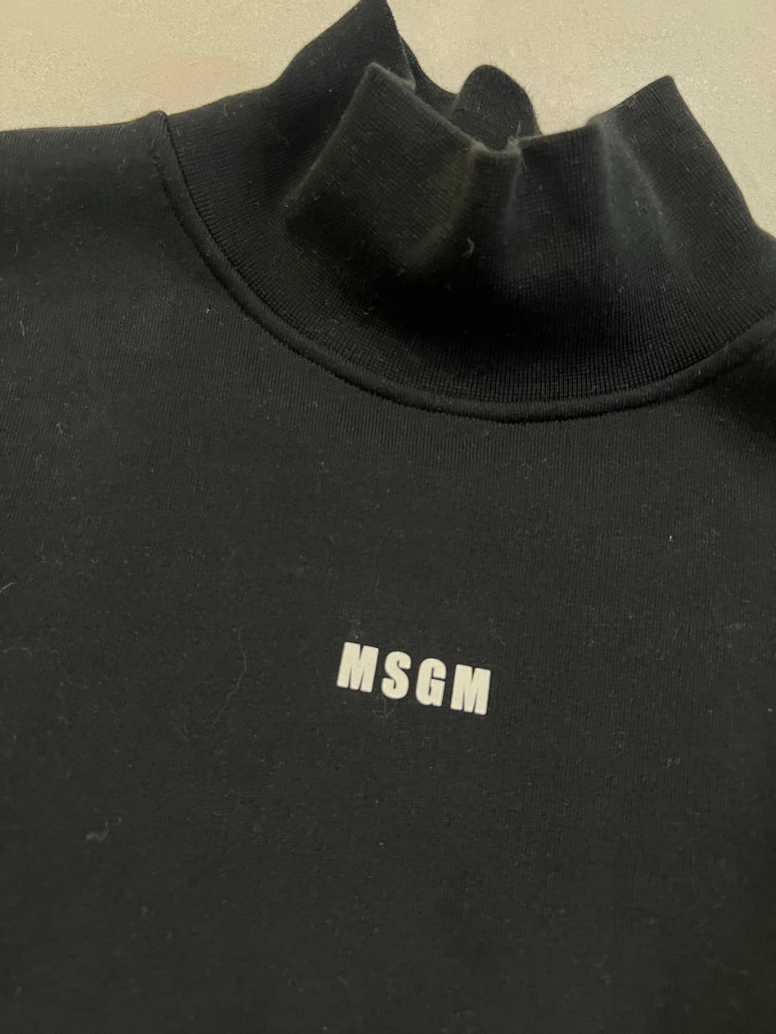 MSGM 터특넥 스웻셔츠 맨투맨 블랙 M 상품이미지6