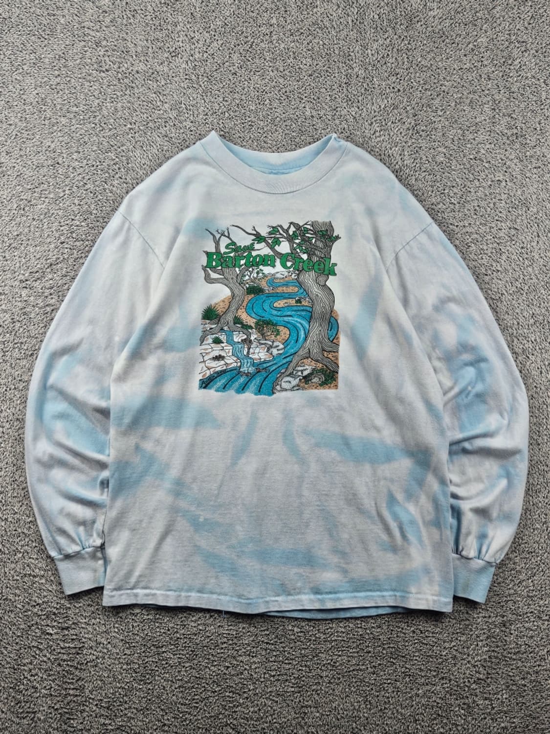 90's USA 헤인즈 싱글스티치 롱슬리브 커스텀 ( L )/ 11953 상품이미지1