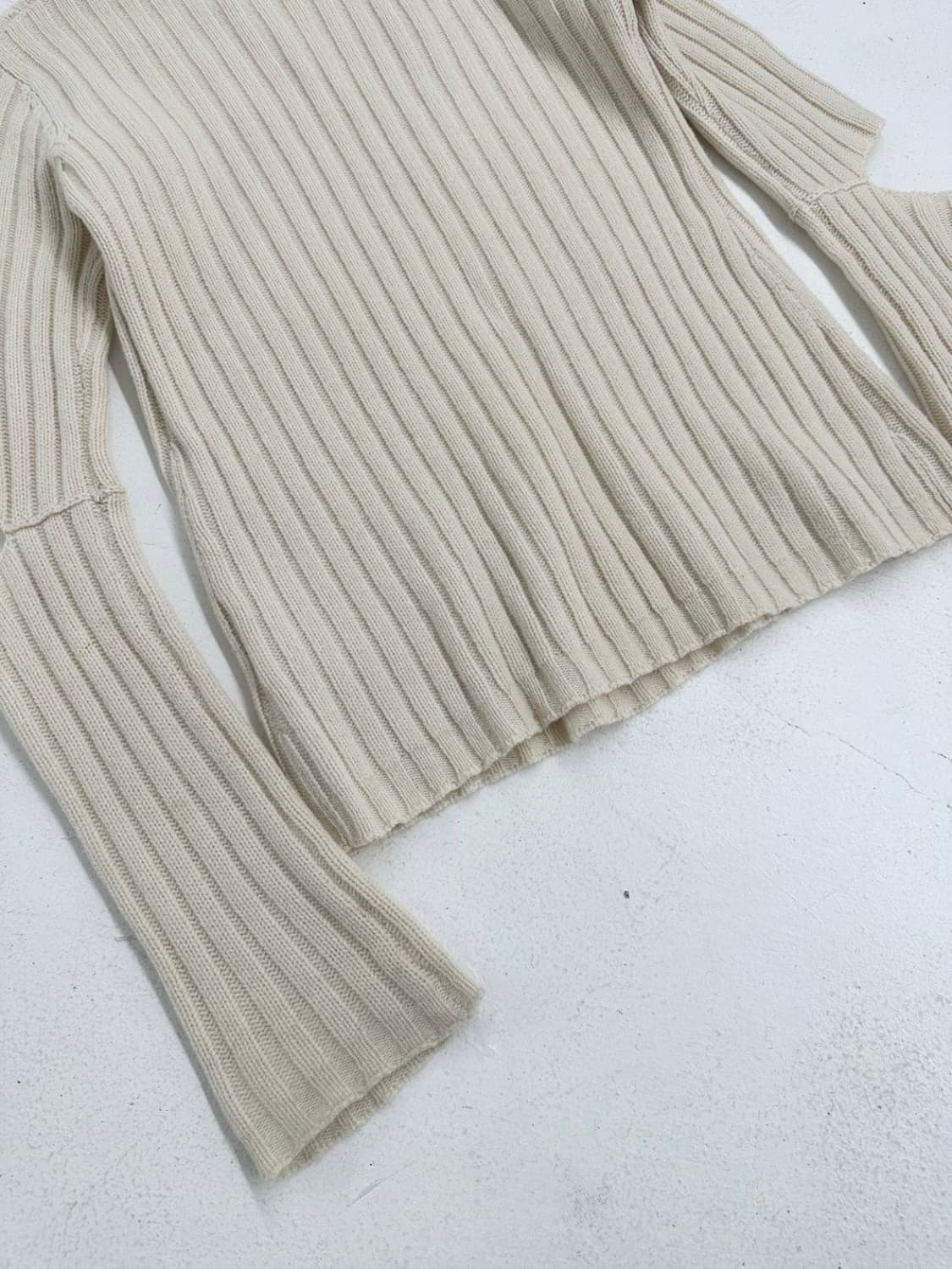 Helmut lang cut off knit long sleeve 상품이미지5