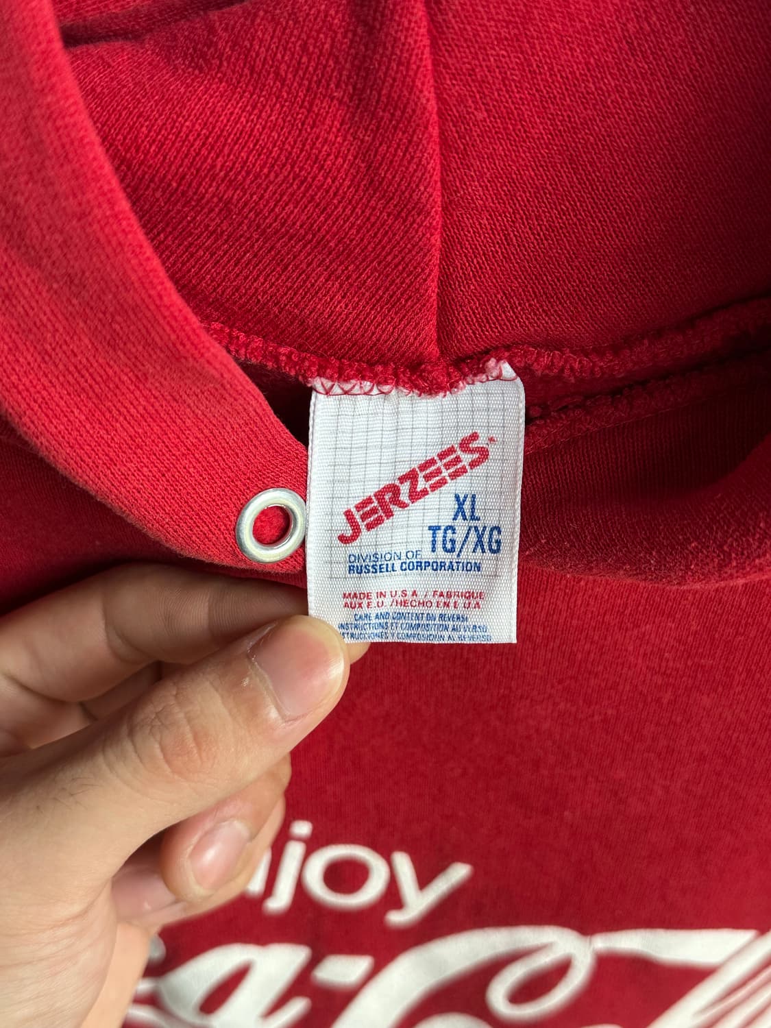 00s 코카콜라 후드티 made in usa 상품이미지3