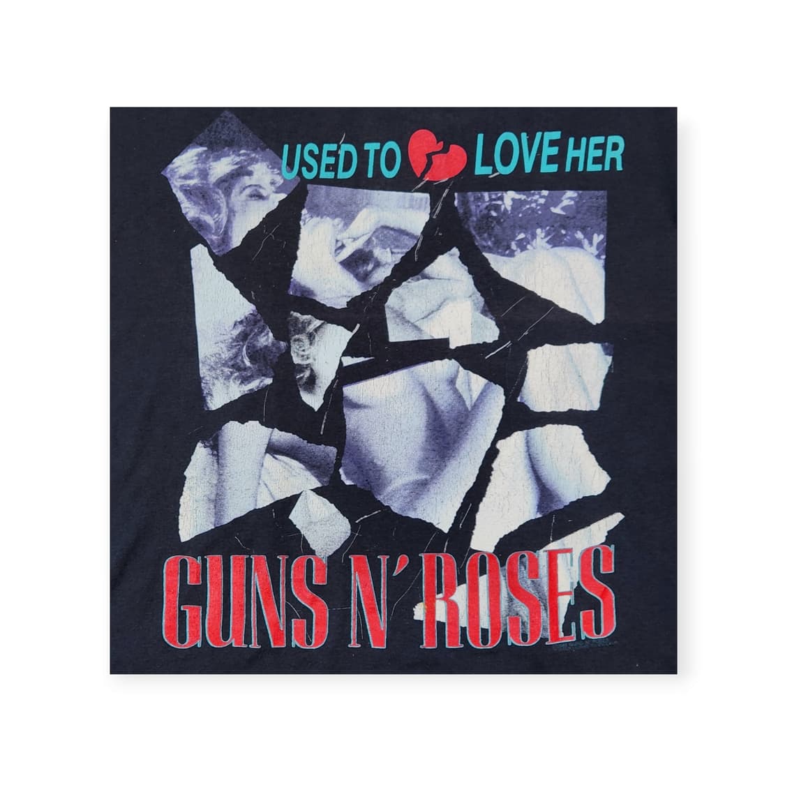 80's 건즈앤로지스 빈티지 밴드 티셔츠 상품이미지2