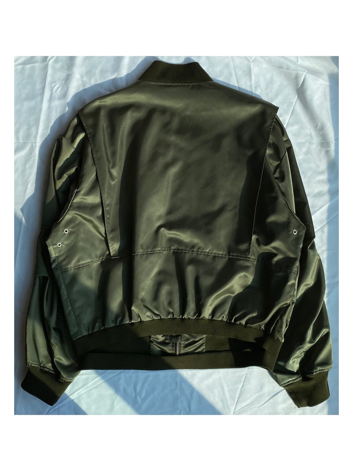 마르지엘라 스플릿 햄 컷아웃 봄버 자켓 아카이브 아티저널 ma1 상품이미지5