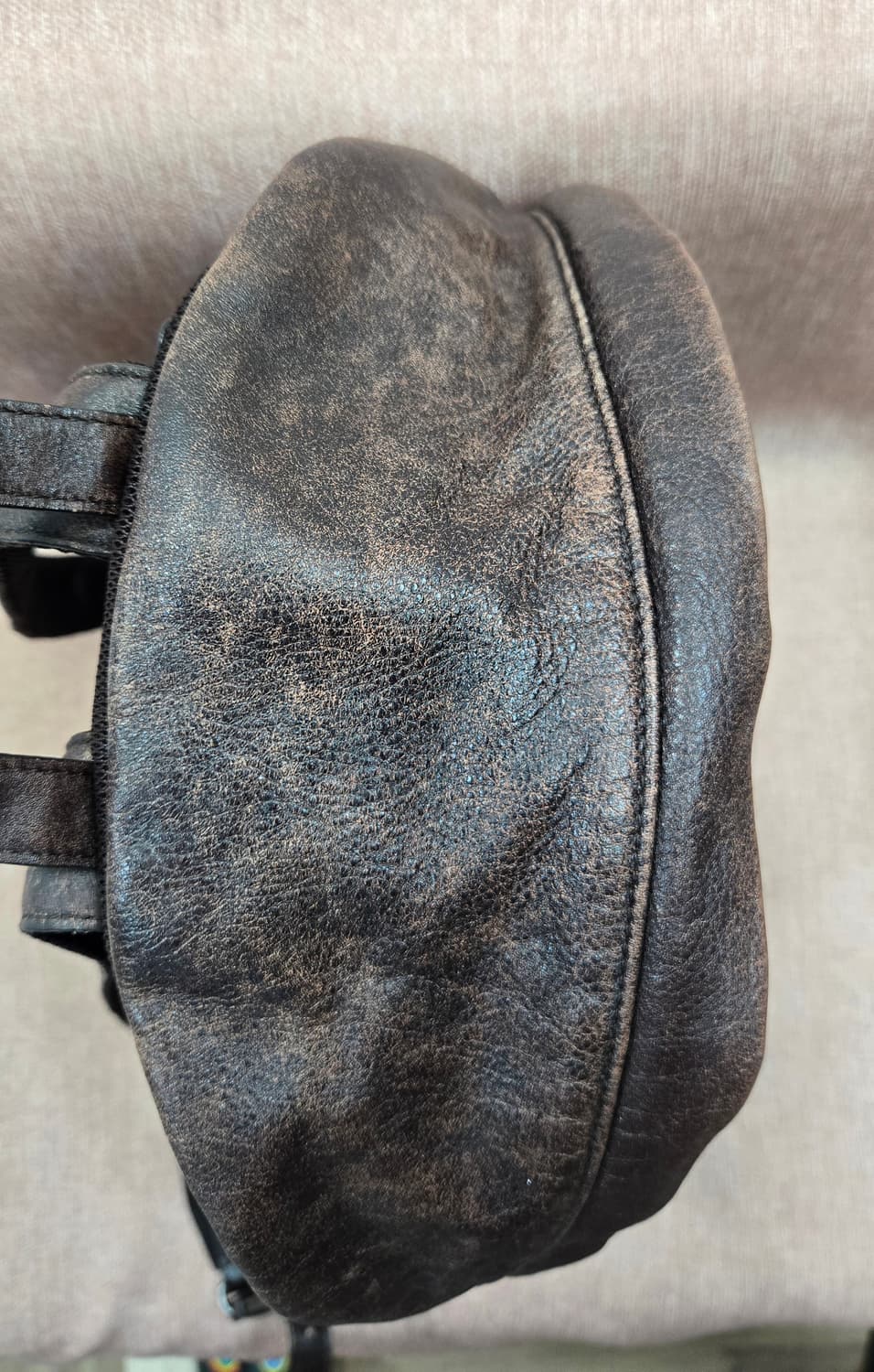 시스템 엔틱스타일 가죽백팩 남녀 스타일 업업 상품이미지6