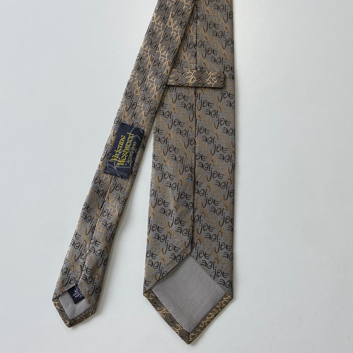 비비안웨스트우드 심플로고 정품 명품 넥타이(Vivienne) 상품이미지3