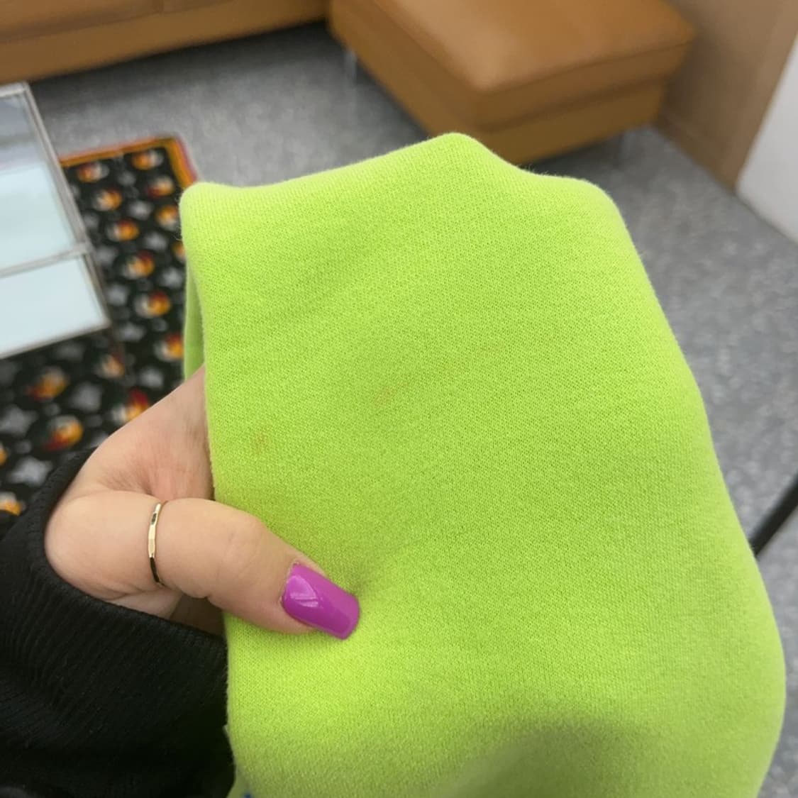 아베크롬비 대장급 Y2K 네온 올드스쿨 기모 스웻팬츠 L C07193 상품이미지7