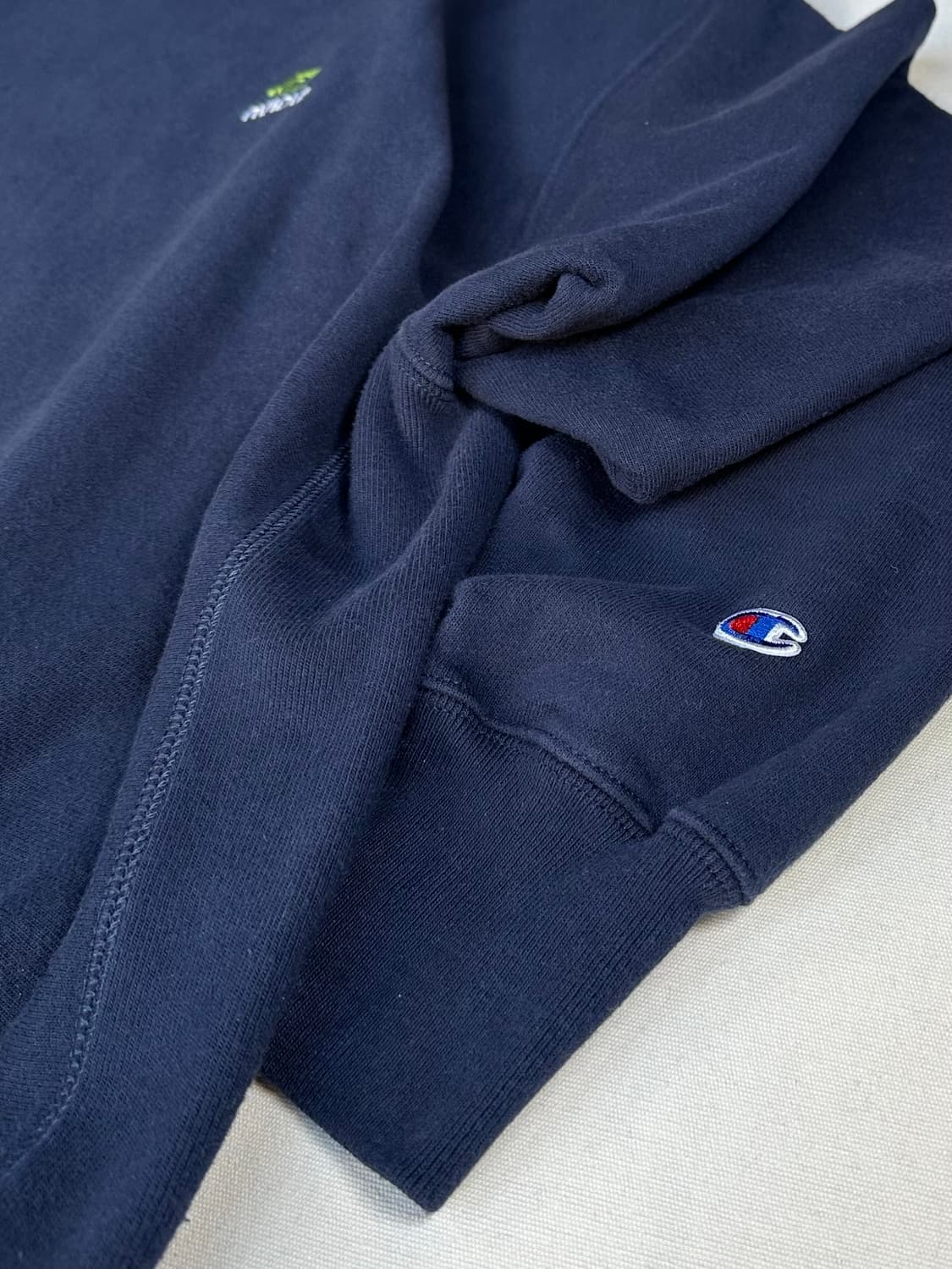 챔피온 리버스 위브 엔비디아(NVIDIA) 로고 스웻셔츠 네이비 L 상품이미지8