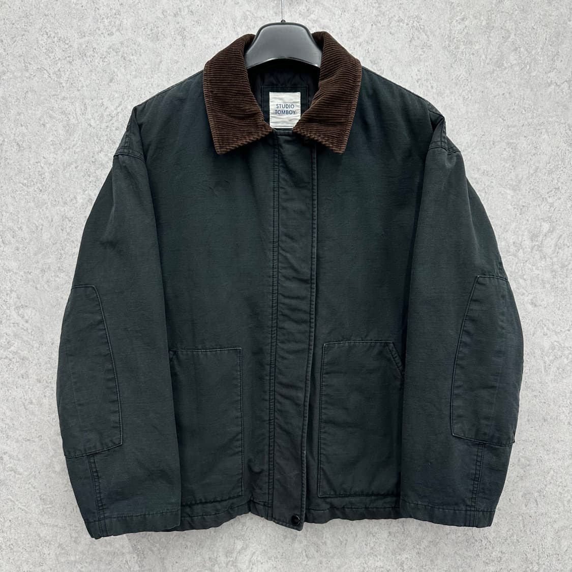 FREE 스튜디오 톰보이 여자 오버핏 워크 누빔 점퍼 상품이미지1