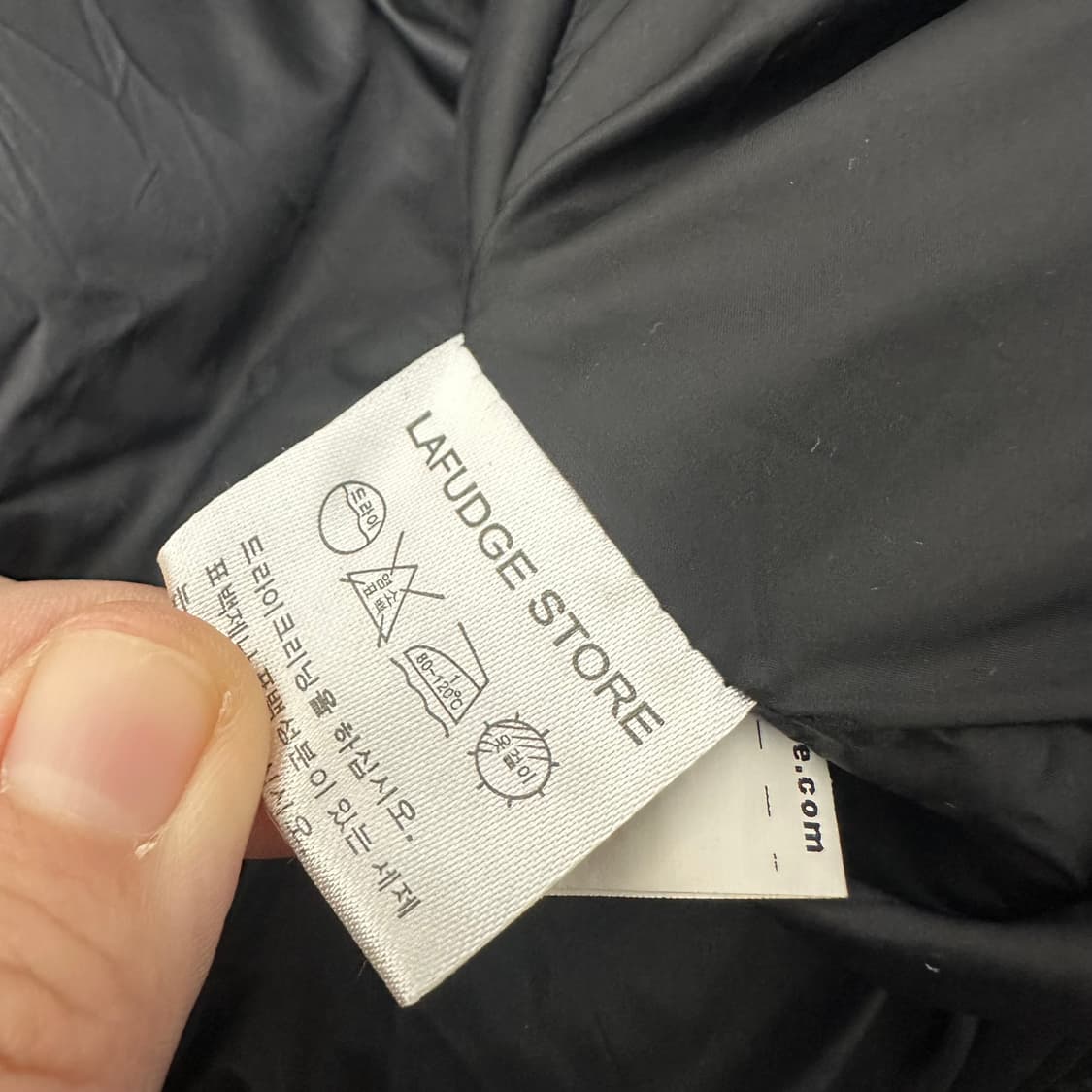라퍼지스토어 덕다운 더블 하네스 해딩 블랙 L 상품이미지8
