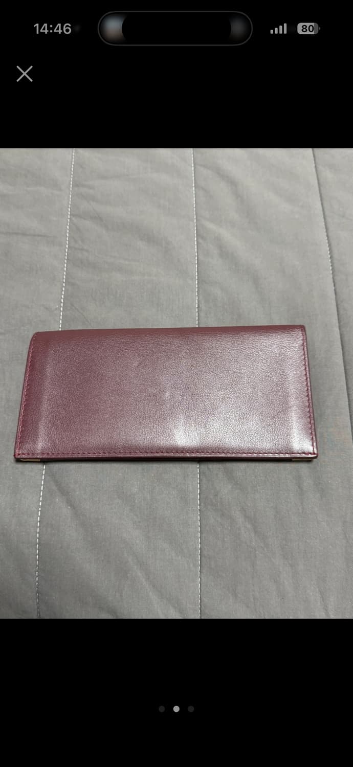 까르띠에 버건디 장지갑 단품 상품이미지2