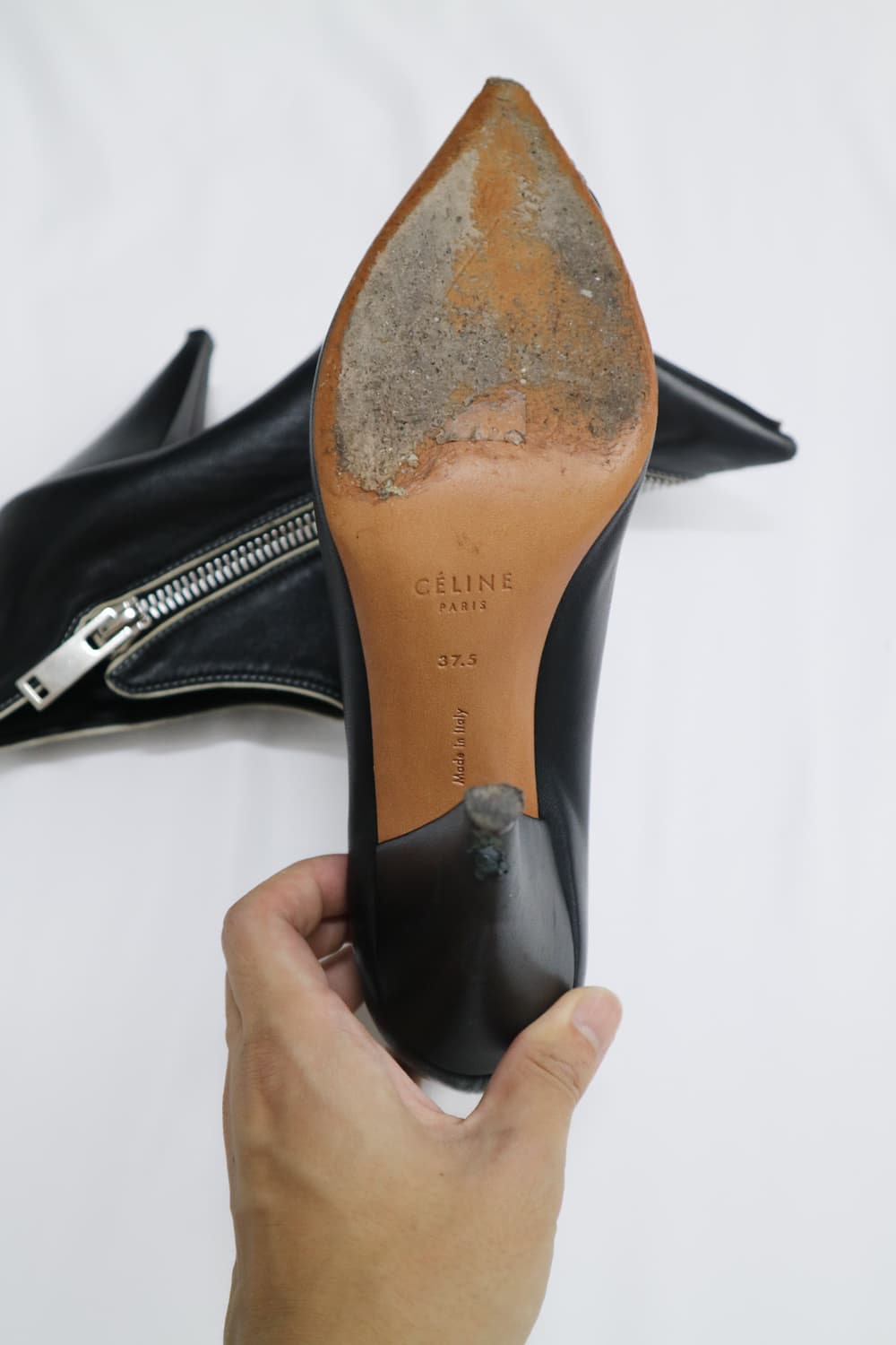 Old Celine zip heel 상품이미지4