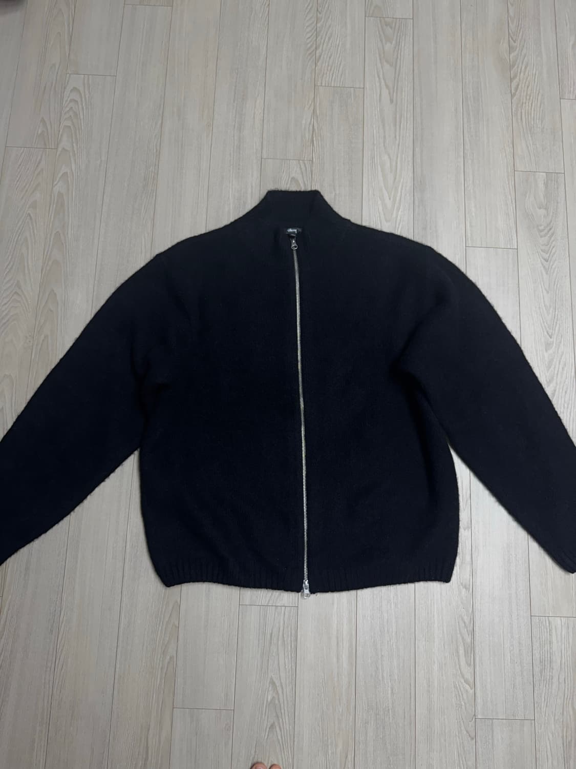 스투시 니트 집업 L 상품이미지1