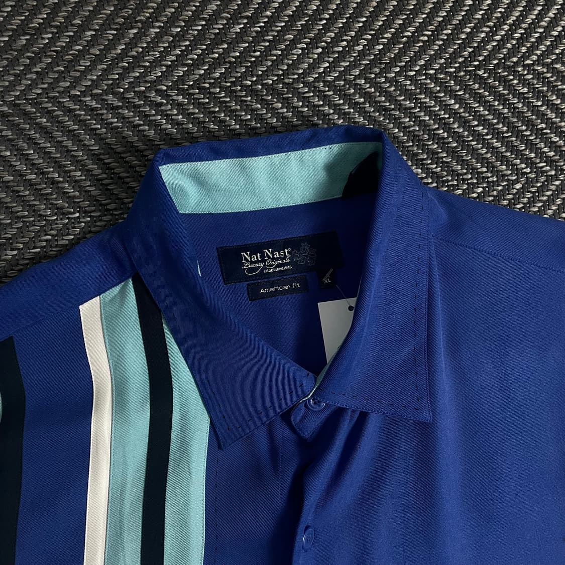 USA 빈티지 쿠바 박시핏 반팔 셔츠o 3580 상품이미지4