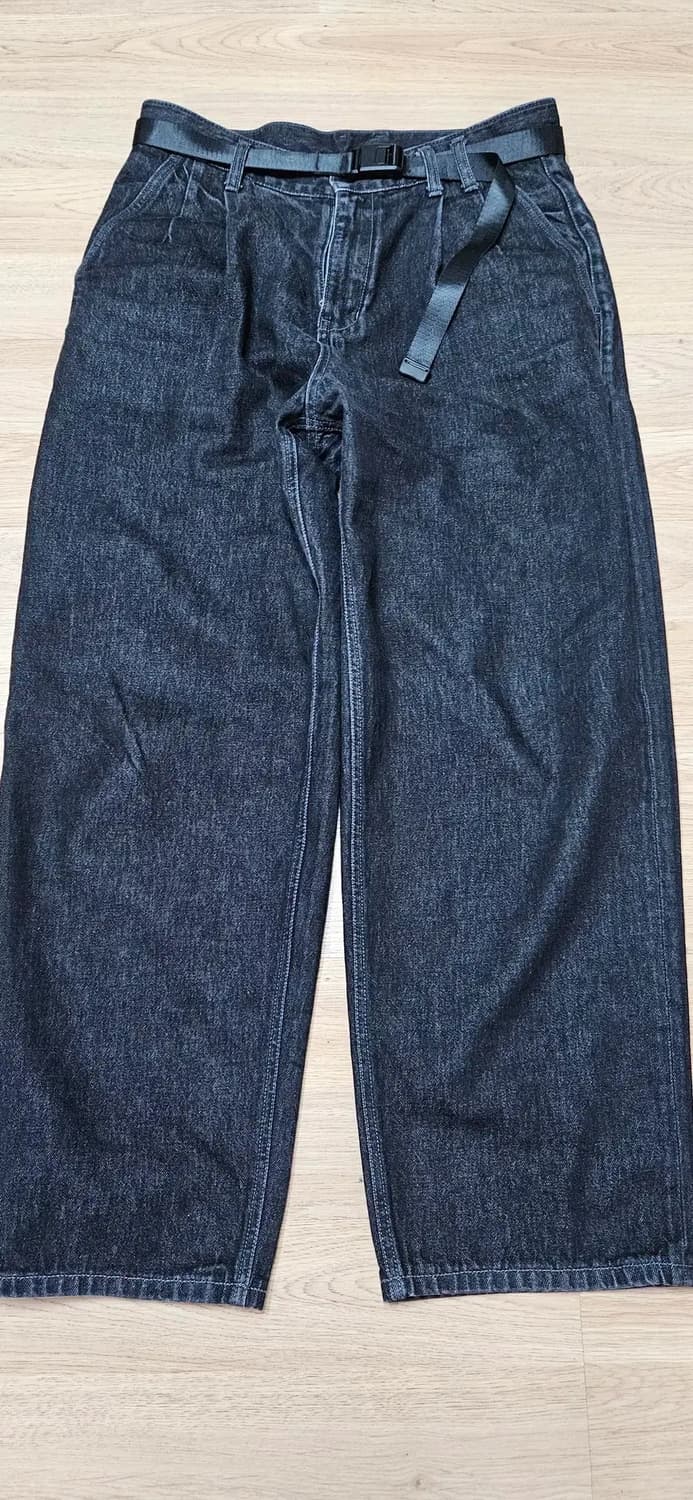 SS23 모이프 벨티드 데님 팬츠 1사이즈 상품이미지2