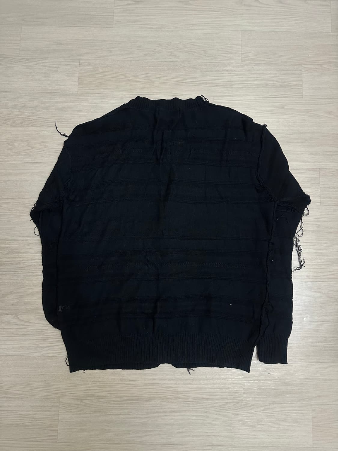 UNUSED 언유즈드 데미지 스트라이프 가디건 상품이미지4