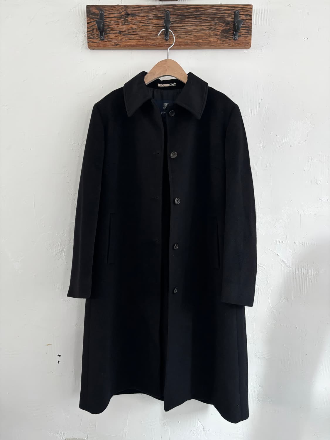 Burberry 버버리 블랙 싱글 브레스트 코트 상품이미지2