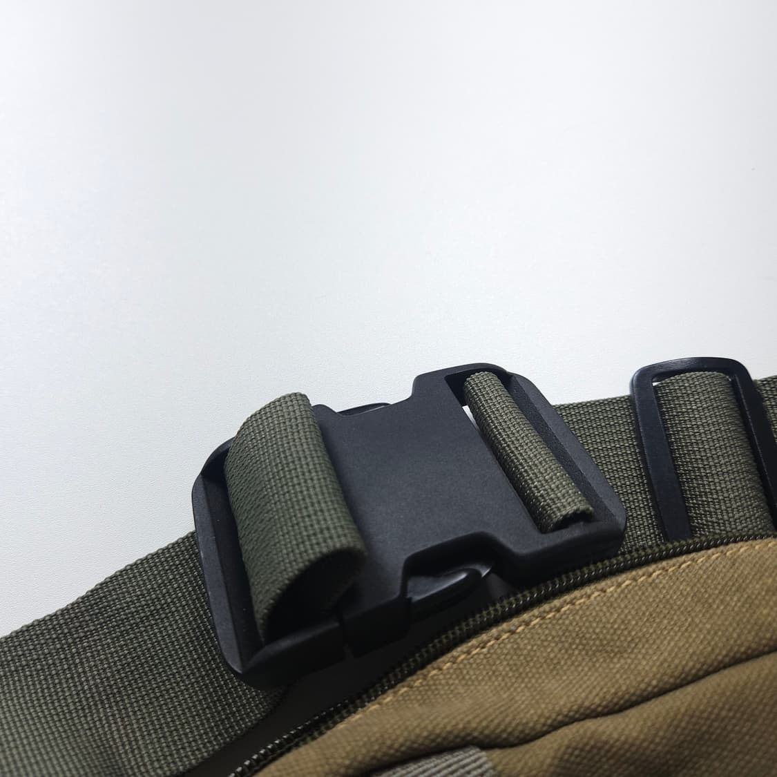 디젤 y2k 빈티지 버클 캔버스 웨이스트백 (OS)
 상품이미지6