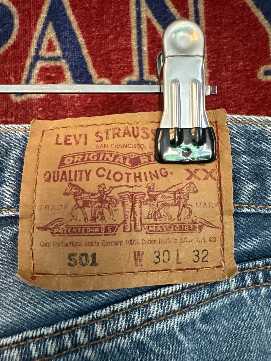 Made in USA🇺🇸 90년대 리바이스501 30/32 버튼플라이 상품이미지6