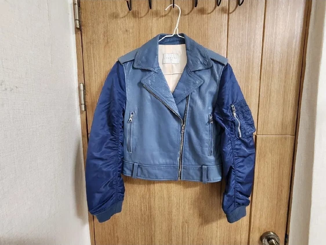 (1)여성 산드로 양가죽 자켓 상품이미지1