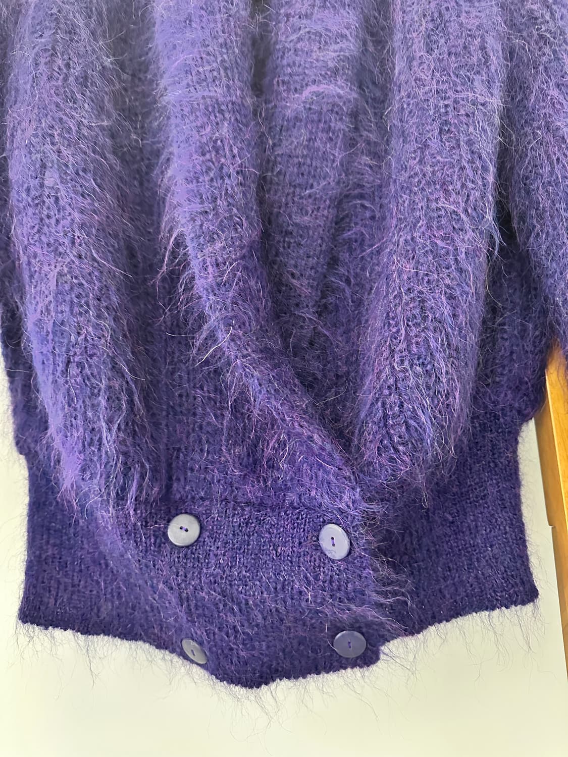 일본 빈티지 울 가디건(사이즈 M) 상품이미지4