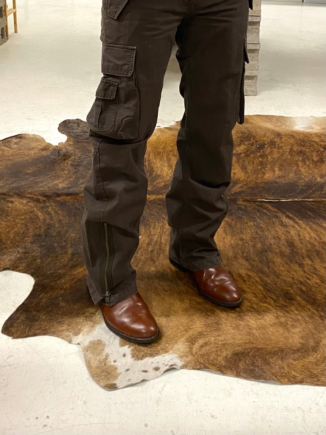 TAKEO KIKUCHI flight cargo boots-cut 상품이미지10