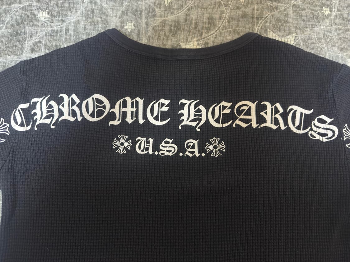 크롬하츠 홀슈스 프로랄 와플 니트 상품이미지3