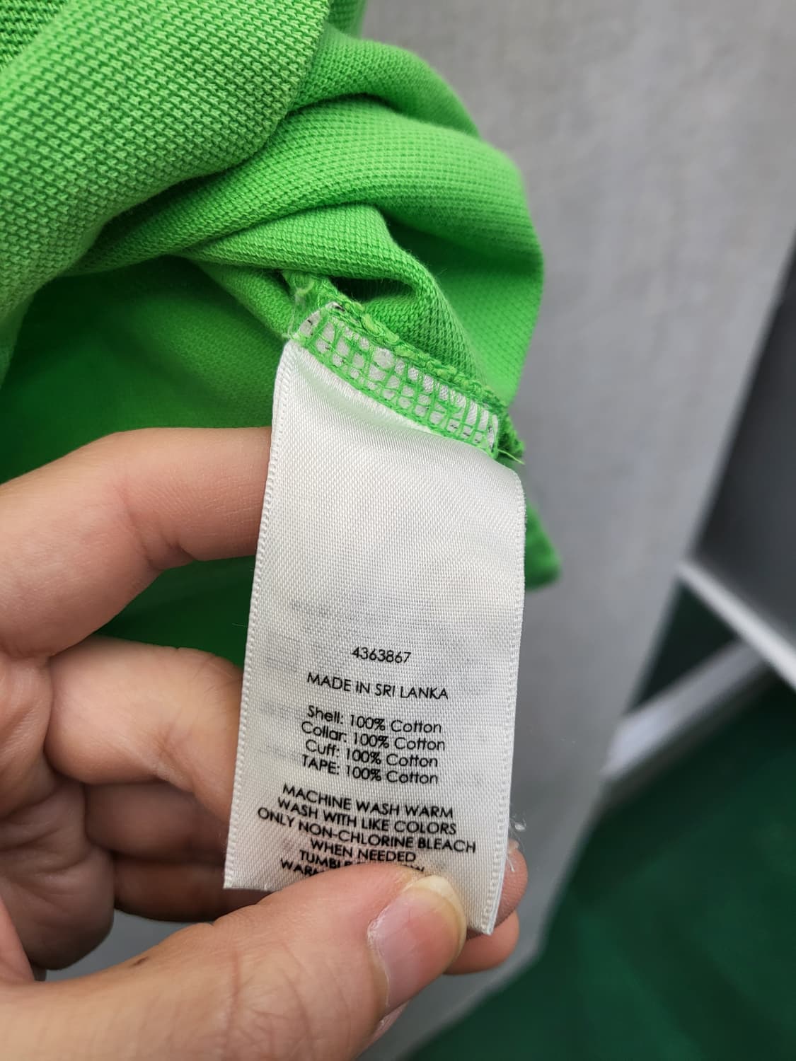 폴로 랄프로렌 그린 반팔 폴로티 상품이미지4