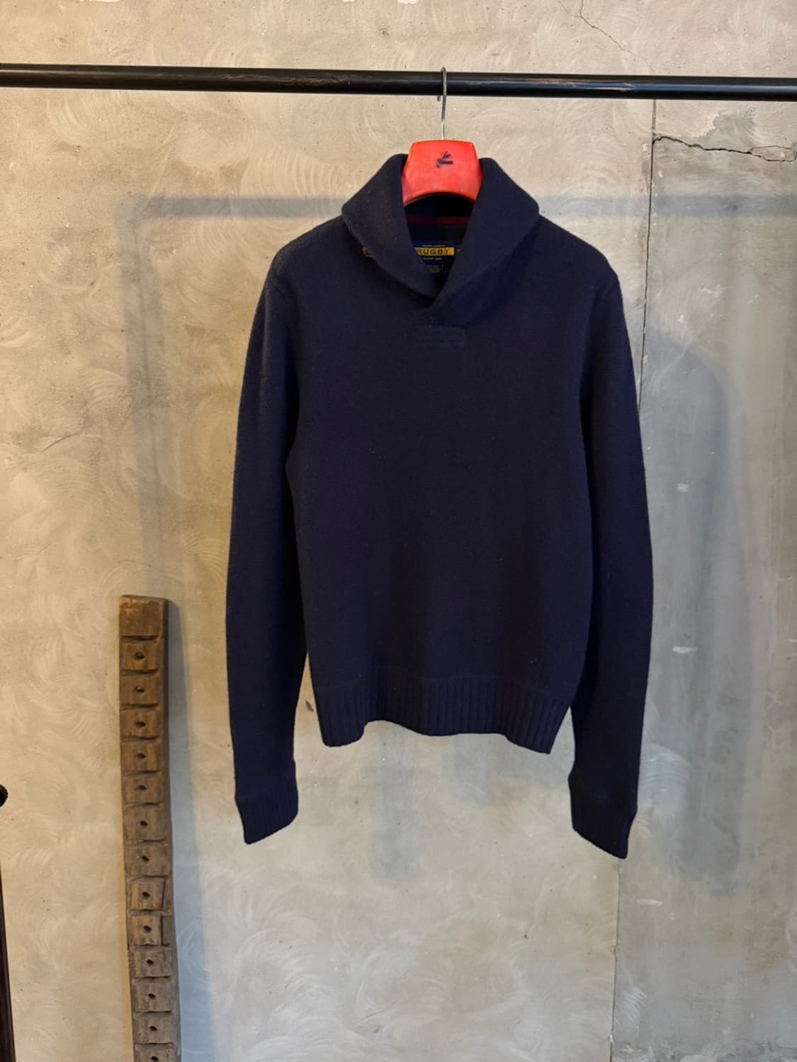 랄프로렌 럭비 숄칼라 니트 슬림100 상품이미지10