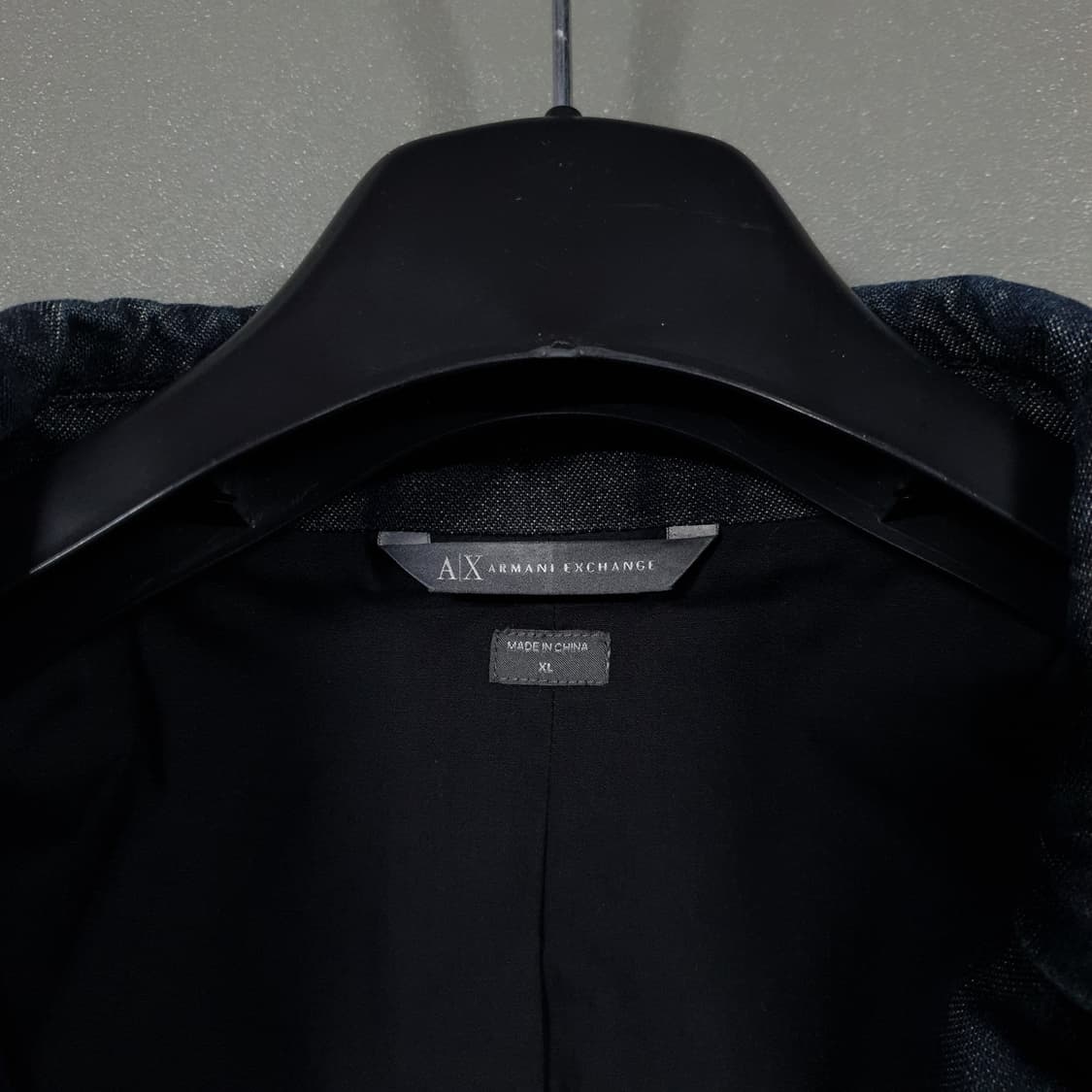 XL) 아르마니 익스체인지 테일러드 포켓 데님 블레이저 자켓 인디고 상품이미지6