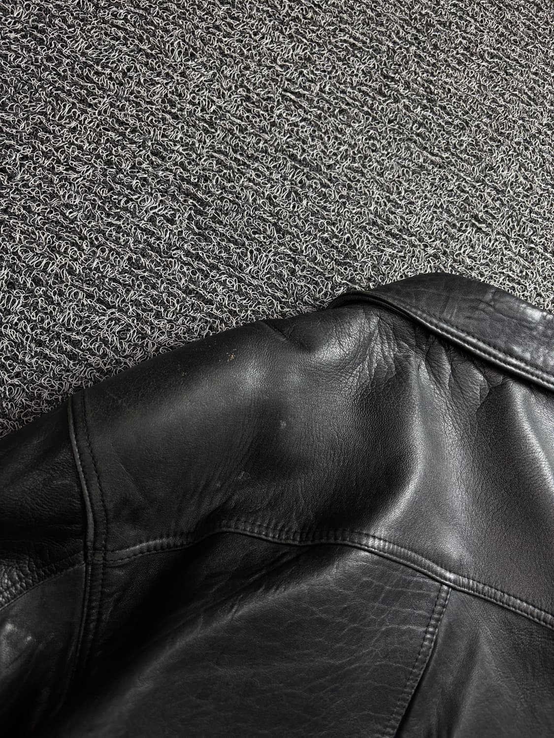 빈티지 아카이브 레더 봄버 자켓 3640 상품이미지5