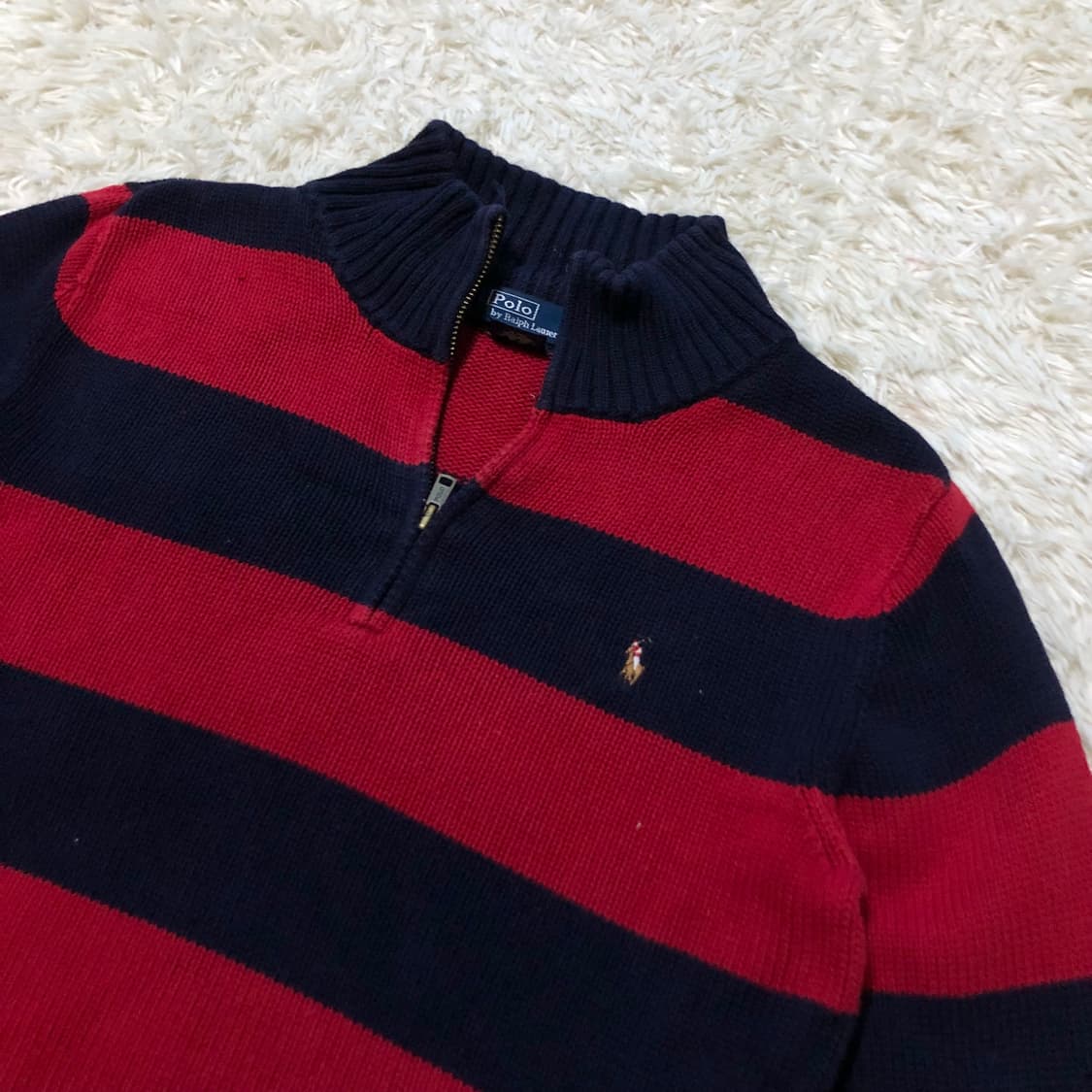 폴로 랄프로렌 단가라 니트 상태굿 상품이미지2