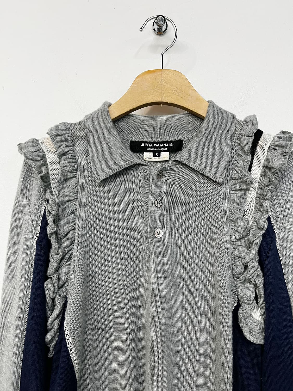 준야 와타나베 꼼데 가르송 프릴 니트 상품이미지6