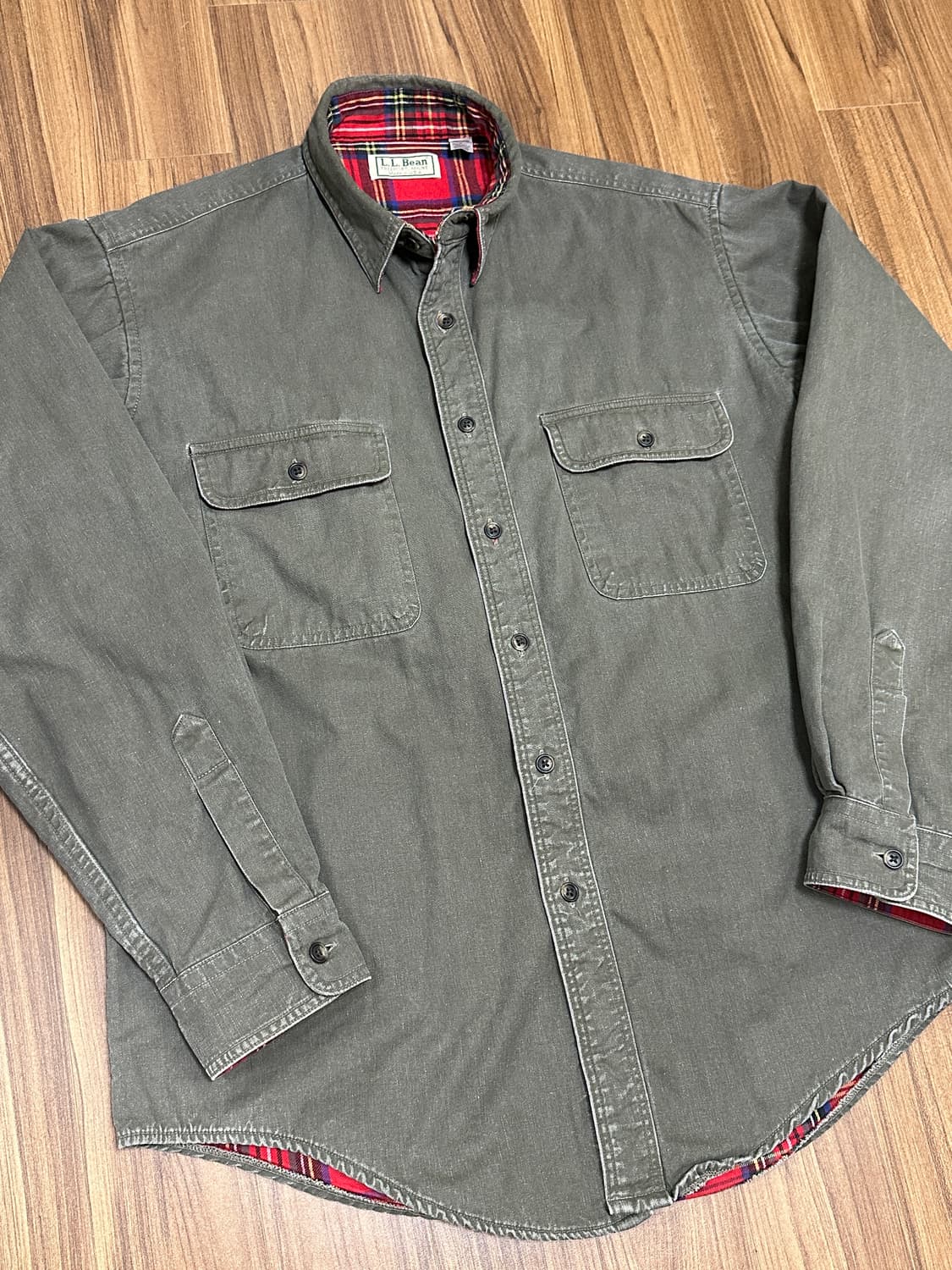 엘엘빈 헤비코튼 셔츠 M[made in USA] 상품이미지3