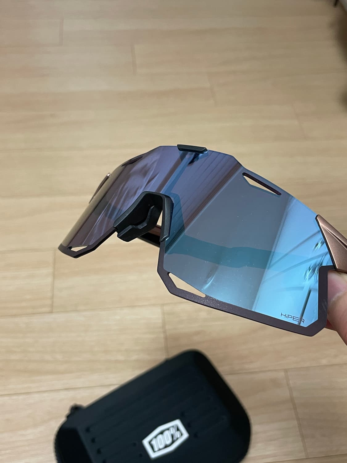 100% 하이퍼크래프트 크롬블루 러닝고글 선글라스 상품이미지3