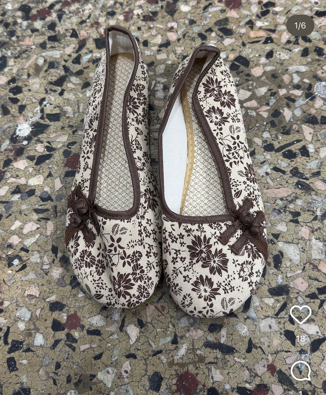 일본 빈티지 플랫 245-50 상품이미지1