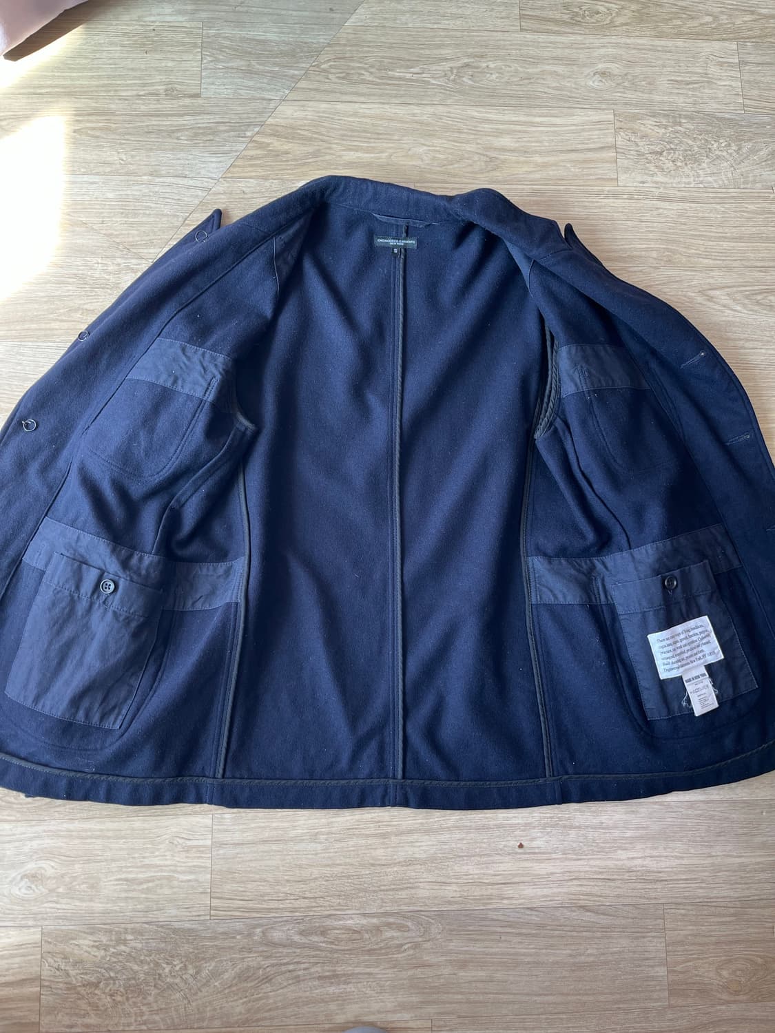 엔지니어드 가먼츠 베드포드자켓 네이비 20oz 멜튼울 s 상품이미지6