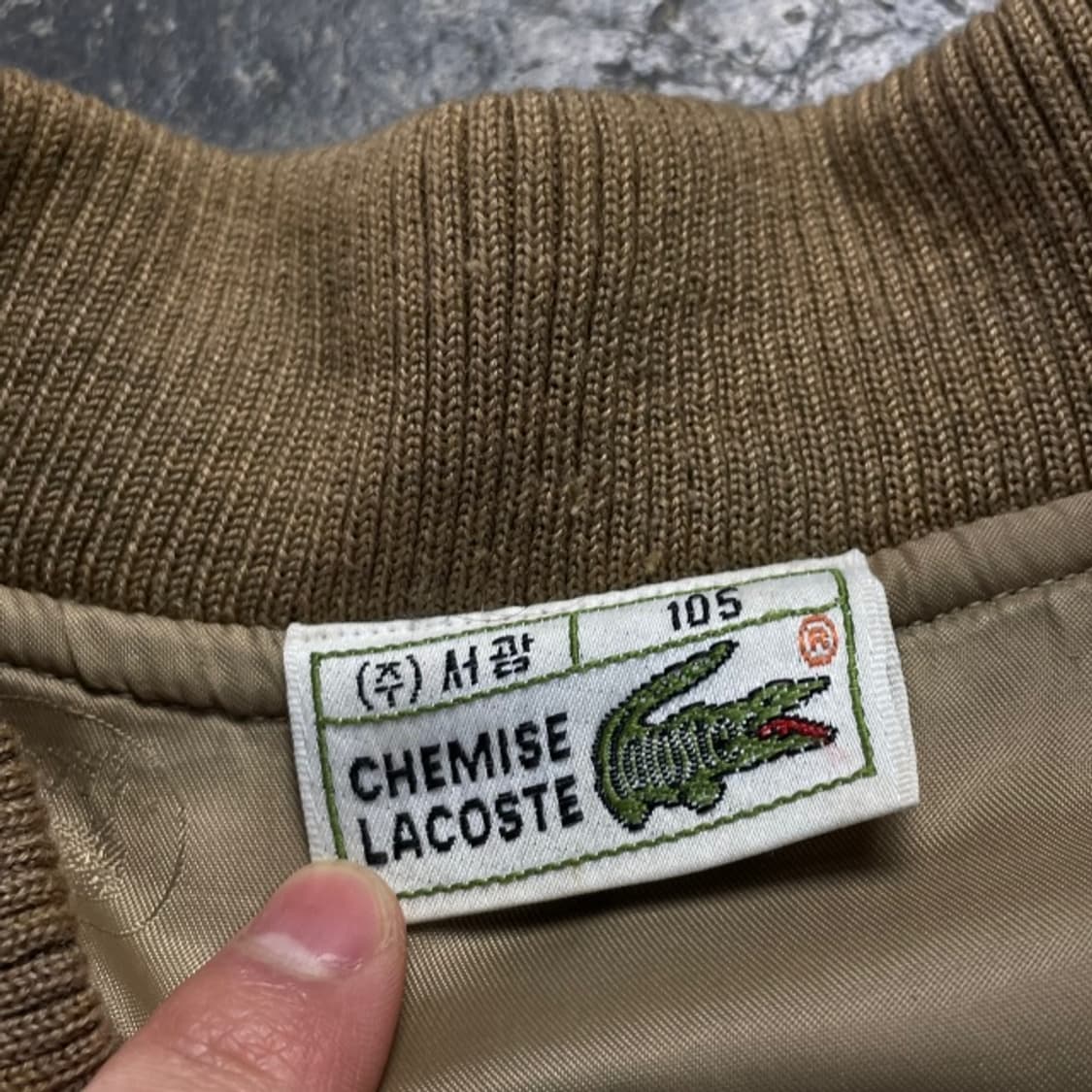 105 라코스테 서광 블루종 자켓  상품이미지3