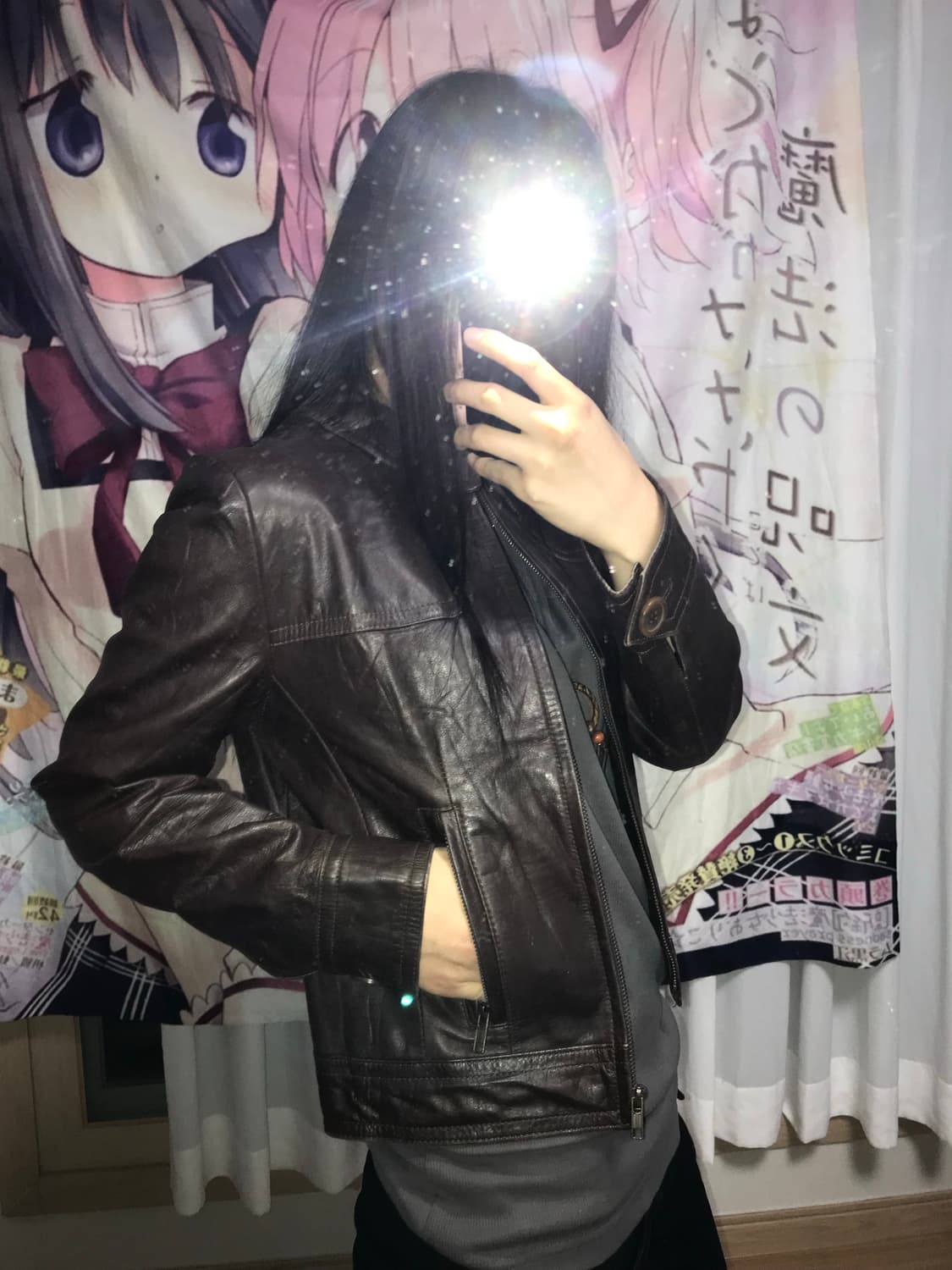 코르티스깔 딥브라운 레더 자켓 상품이미지1